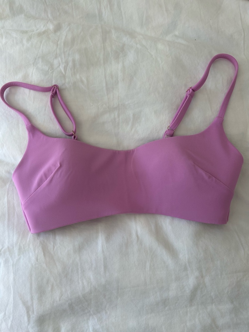 Victoria’s Secret Bikini Top Pink Purple Top Only Medium